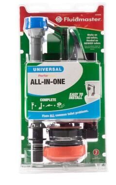 Fluidmaster Universal Complete Toilet Repair Kit 400ARHRK Fill Valve Flapper 10"
